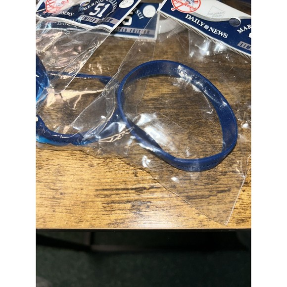 New York Yankees Daily News Silicone Wristband Bracelet Variety of 7 Bands - Picture 16 of 16